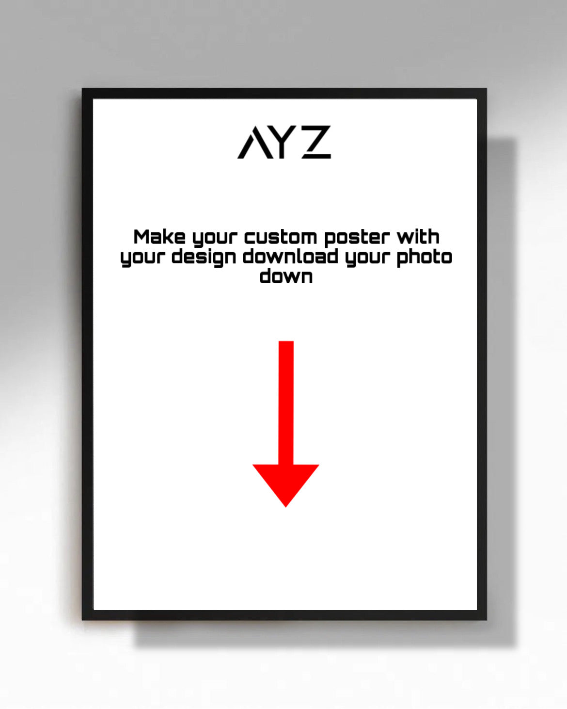 Custom poster