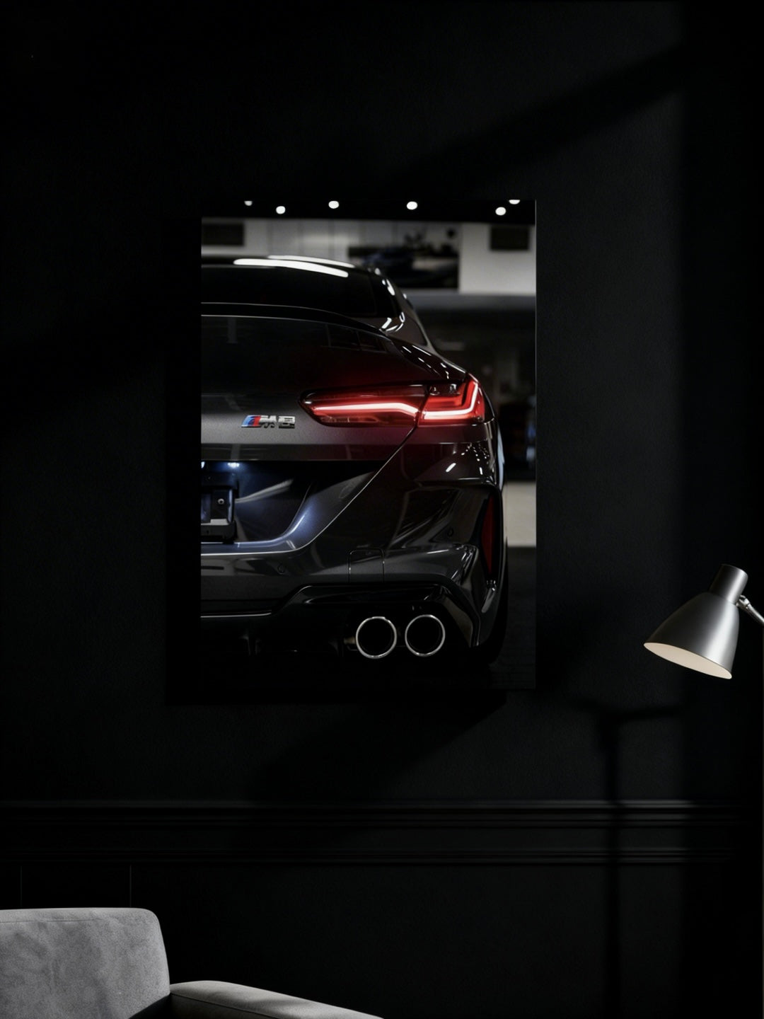 Bmw wooden poster