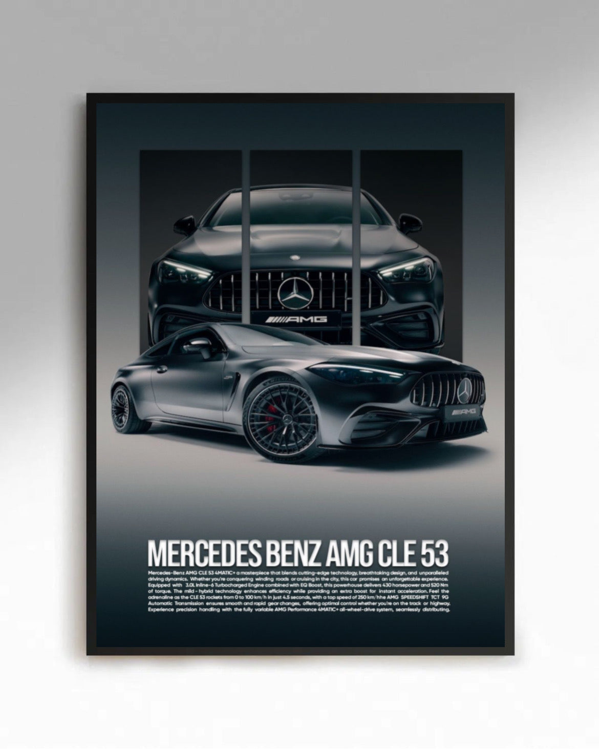 Mercedes frame poster