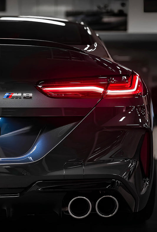 Bmw wooden poster