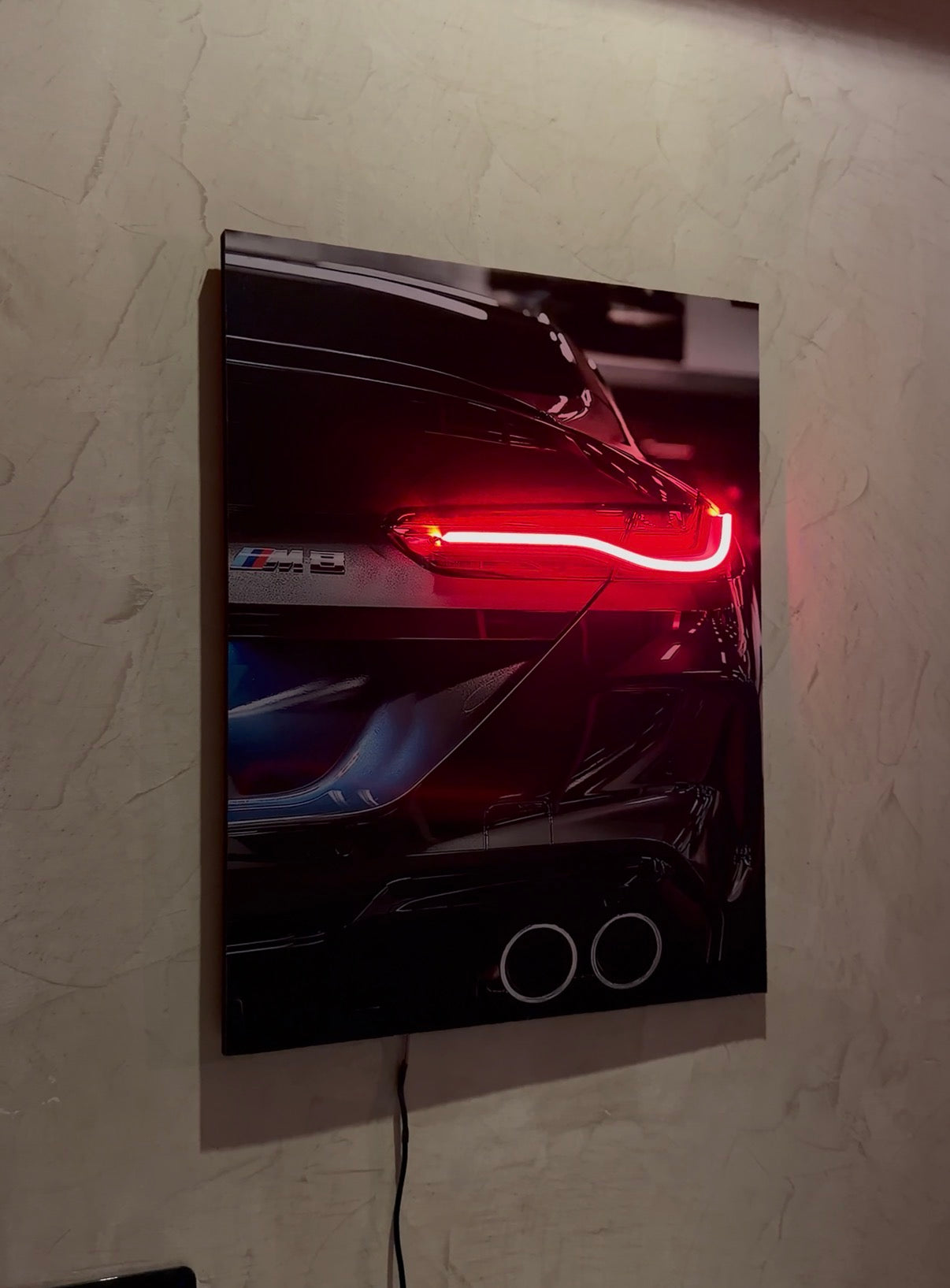 Bmw wooden poster