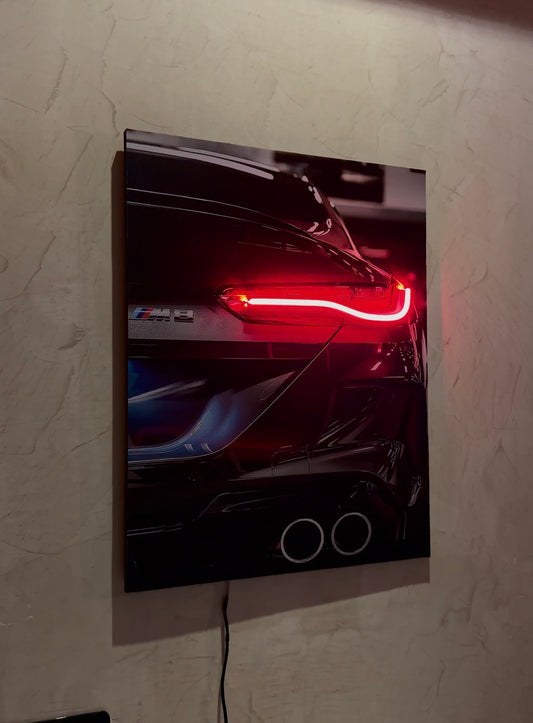 Bmw wooden poster
