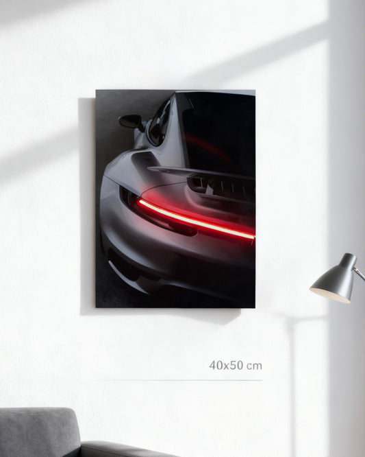 Wooden porche poster