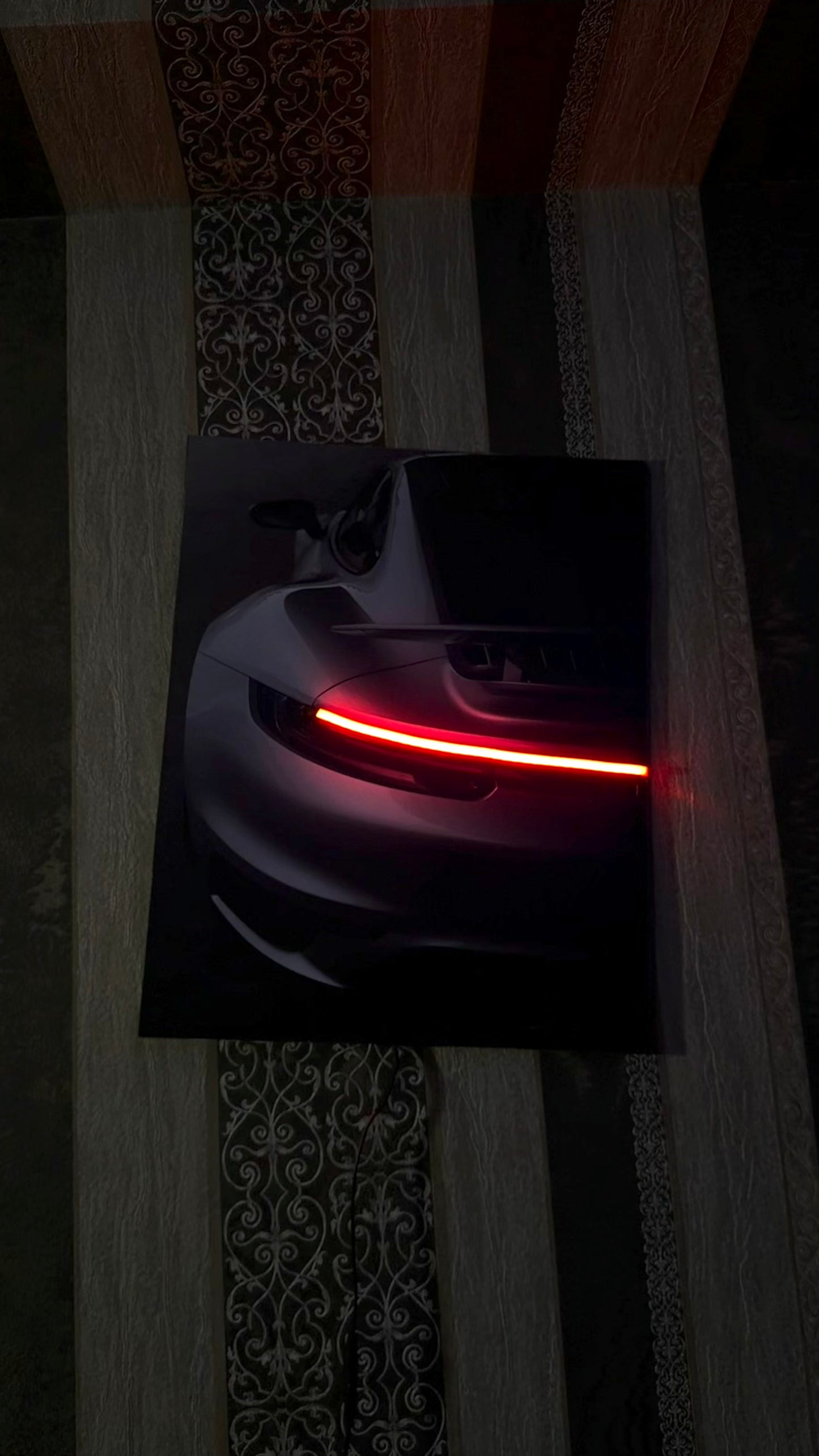 Wooden porche poster