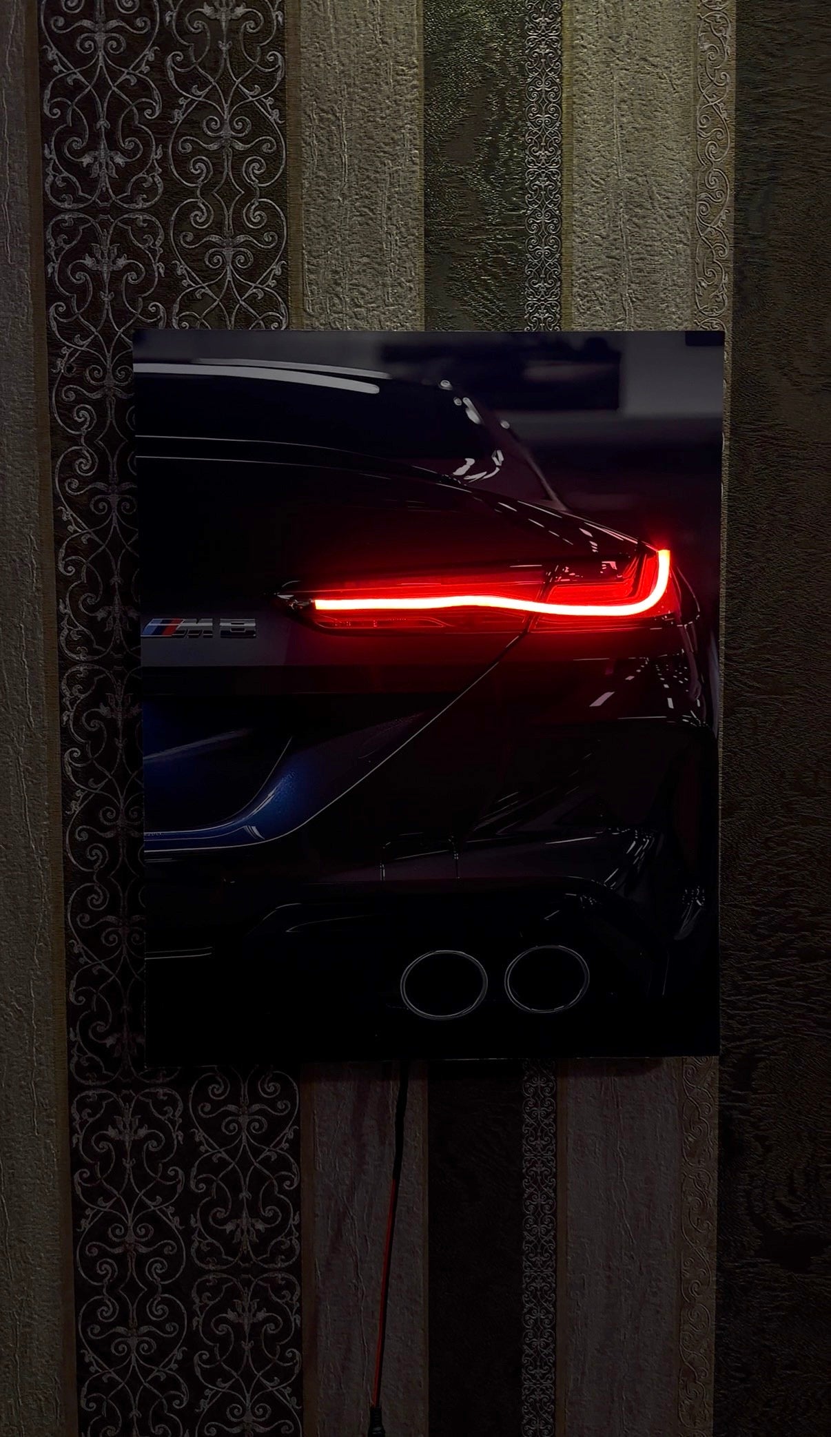 Bmw wooden poster