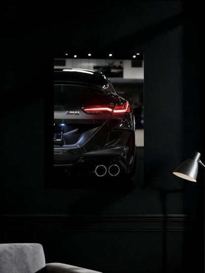 Bmw wooden poster