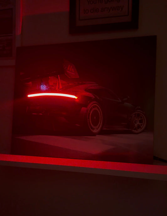Green gt3 rs poster
