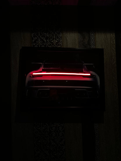 Porche neon poster