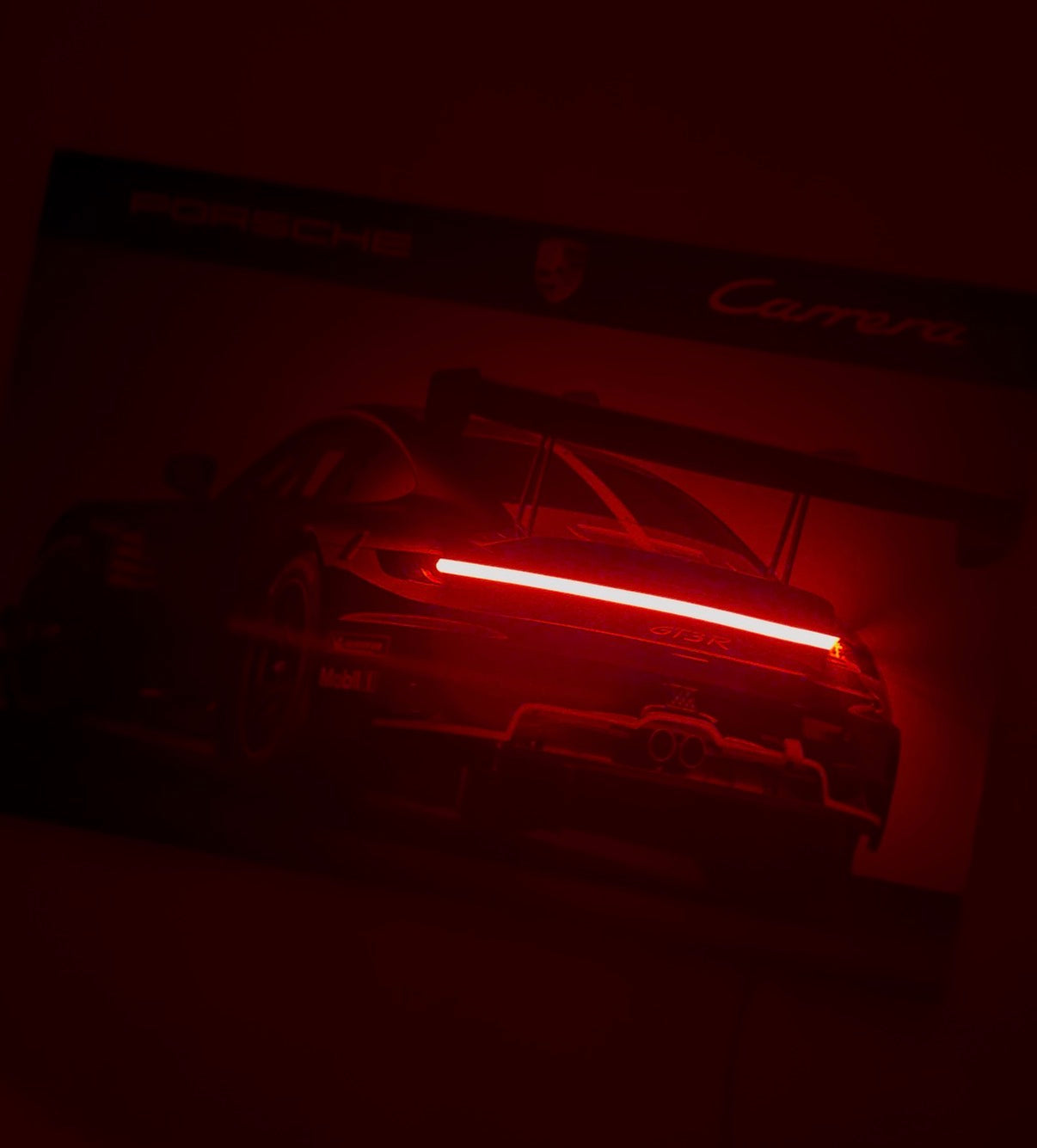 Black GT3 rs neon poster