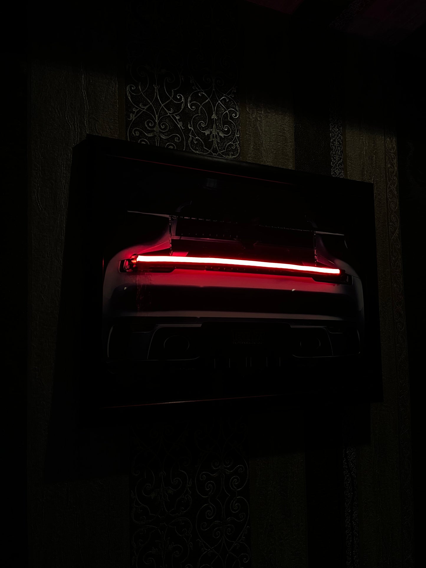 Porche neon poster